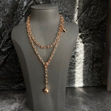 Tiffany HardWear Wrap Necklace PINK GOLD