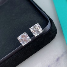 Tiffany Solitaire Diamond Stud Earrings