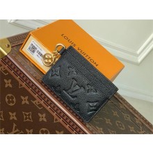 LV Charms Card Holder in Monogram Empreinte leather M82132 black 2024