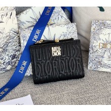 Dior miss dior dahlia wallet black 1111-2024