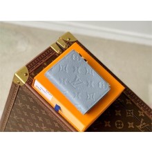 LOUIS VUITTON Lisa Wallet IN Monogram Empreinte leather M83587 Olympe Blue 2024