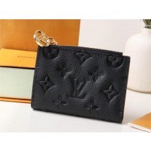 LOUIS VUITTON Lisa Wallet IN Monogram Empreinte leather M83365 BLACK 2024