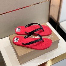 Christian Louboutin PVC SLIPPERS RED