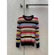 miu miu Multicolored Cashmere sweater 2023 