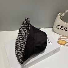 dior Reversible Teddy-D Small Brim Bucket Hat black 2023