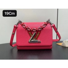 LOUIS VUITTON Twist PM BAG IN EPI LEATHER M24042 PINK 2024