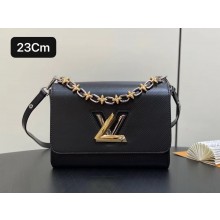 LOUIS VUITTON Twist PM BAG IN EPI LEATHER M24043 BLACK 2024