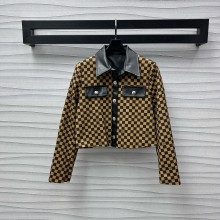 louis vuitton damier jacket yellow 2024 