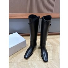 TOTEME black riding boots in calfskin 2023
