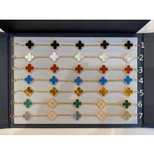 Van Cleef & Arpels Vintage Alhambra bracelet,5 motifs