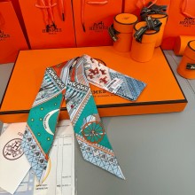 Hermes Twilly Silk Scarf 5x86cm 250220 10 2025