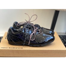 Miu Miu x New Balance 530 SL sneakers in black patent leather 2025