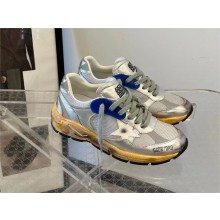golden goose dad-star sneakers silver 2024