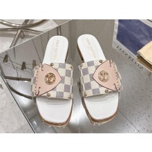 Louis Vuitton Damier Azur CANVAS Frame Flat Mule 2025