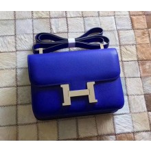 Hermes Constance 18/23 Bag in original Epsom Leather cobalt blue