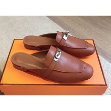 Hermes calfskin Buckle Oz  Mules Shoes 12 2024