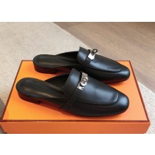 Hermes calfskin Buckle Oz  Mules Shoes 13 2024