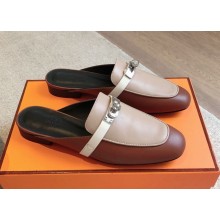 Hermes calfskin Buckle Oz  Mules Shoes 15 2024