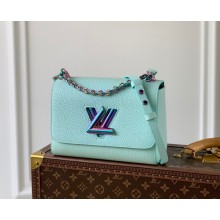 LOUIS VUITTON grained calfskin Twist MM BAG M20694 2022