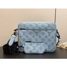 LOUIS VUITTON Monogram Shadow embossed calf leather Trio Messenger M14781 2025