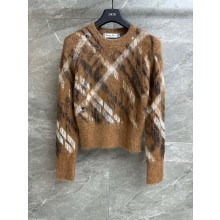 dior orange Check'n'Dior Technical Mohair and Alpaca Knit 2023