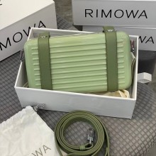 rimowa Personal Aluminium Cross-Body Bag light green