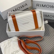 rimowa Personal Aluminium Cross-Body Bag white