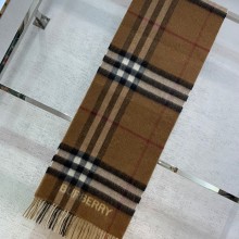 burberry men's cashmere scarf camel