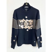 Chanel Cashmere Black & Multicolor Pullover p76927 2024