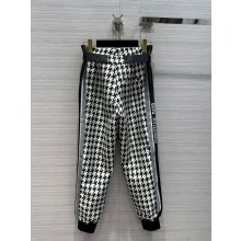 DIOR BLUE Oblique Quilted Technical Taffeta DiorAlps Ski Pants 2023