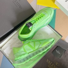 Valentino NETRUNNER FABRIC AND SUEDE SNEAKER green 2023