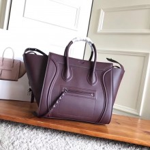 celine smooth calfskin phantom luggage burgundy