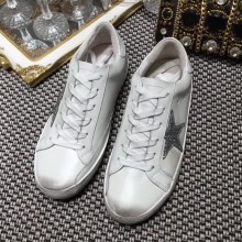Golden Goose Deluxe Brand Superstar Sneakers GCOWS590  white/silver 2018