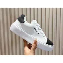 Prada leather women/Men Sneakers with enameled triangle 112302-2024