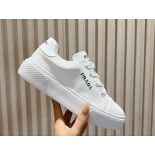 Prada leather women/Men Sneakers with enameled triangle 112303-2024