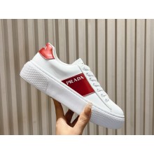 Prada leather women/Men Sneakers with enameled triangle 112310-2024