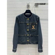 LOUIS VUITTON Nautical LV Patch Denim Jacket 2024