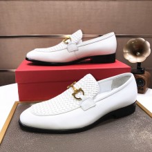 ferragamo men's calfskin loafers 02 2022