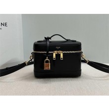 CELINE VANITY CASE in Natural Calfskin BLACK 2024