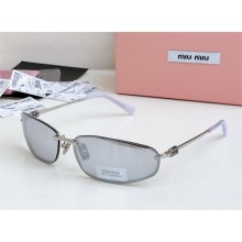 MIU MIU Nocturne SUNGLASSES silver 2025