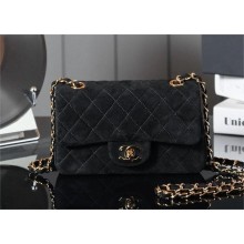 Chanel 1116 mini flap bag in suede leather BLACK 2024