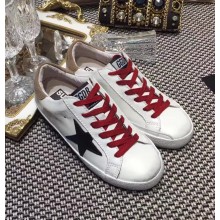 Golden Goose Deluxe Brand Superstar Sneakers White/Red 2018