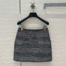 GUCCI Striped tweed lamé skirt 2024