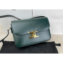 Celine Teen Triomphe Bag in shiny calfskin Amazone 2024