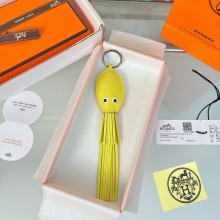 hermes poulple key ring yellow 2025