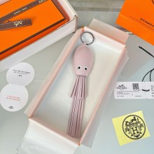 hermes poulple key ring pink 2025