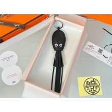 hermes poulple key ring black 2025