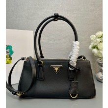 Prada saffiano leather handbag 1BA457 black 2024