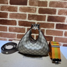 Gucci Attache small shoulder bag 699409 Beige and ebony GG Supreme canvas 2022