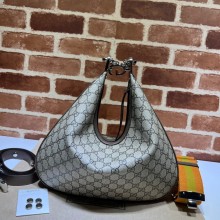 Gucci Attache large shoulder bag 702823 Beige and ebony GG Supreme canvas 2022
